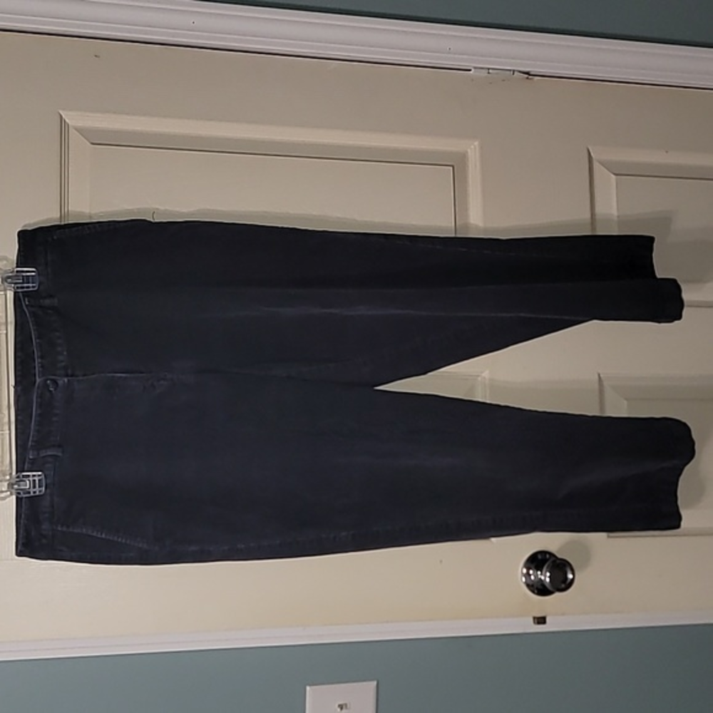 Vintage L.L. Bean Favorite Fit Dark Blue Corduroy Pants Women's 14P